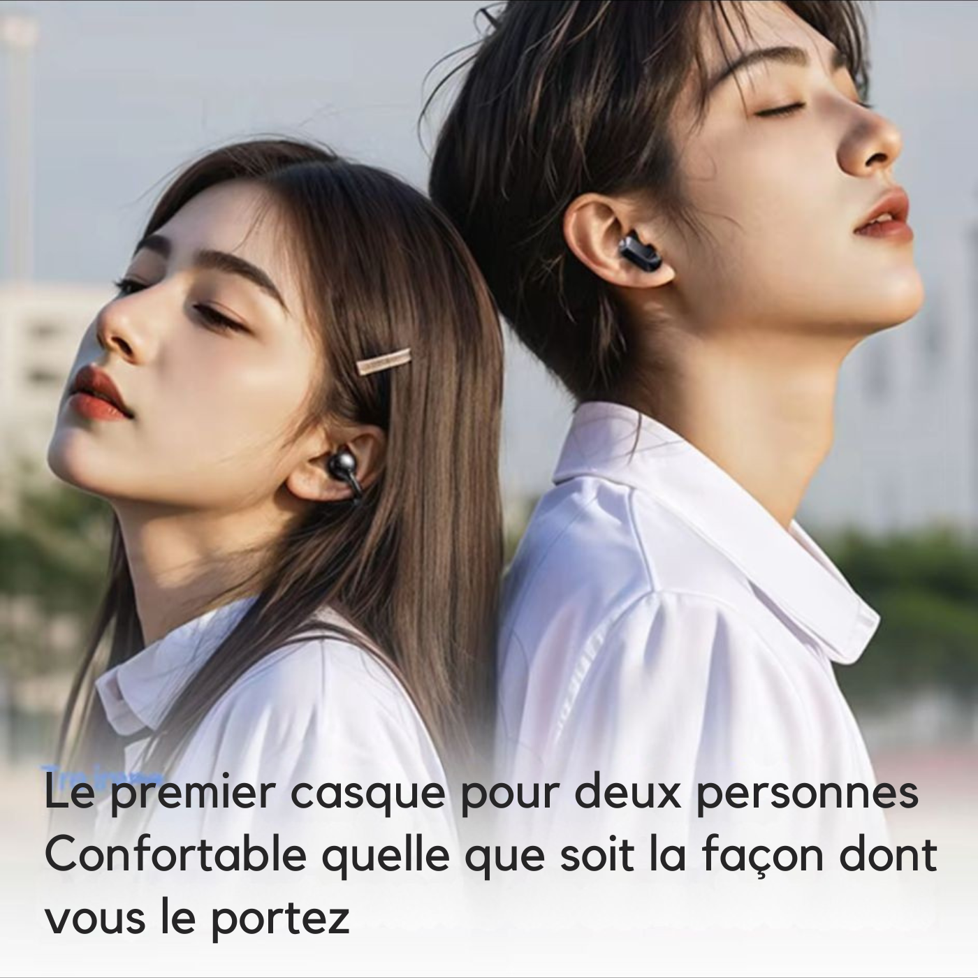 PAXA - Écouteurs double mode, 2 modes d'utilisation, utilisables simultanément