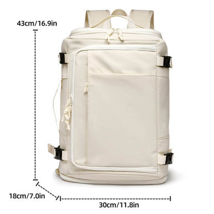 DriftPack – Sac à dos avec 6 poches, compartiment PC et espace chaussures