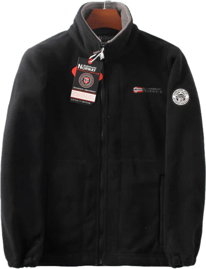 Veste double couche en polaire avec capuche