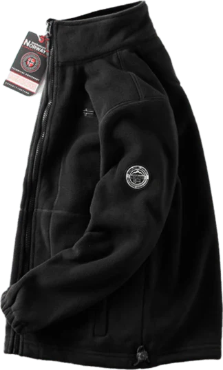 Veste double couche en polaire avec capuche