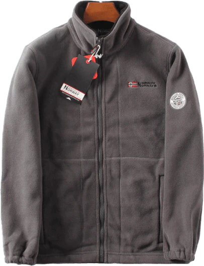 Veste double couche en polaire avec capuche