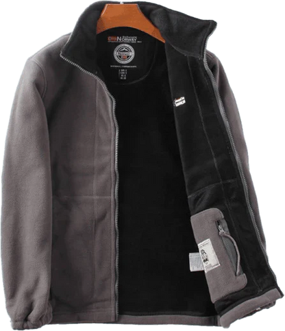 Veste double couche en polaire avec capuche