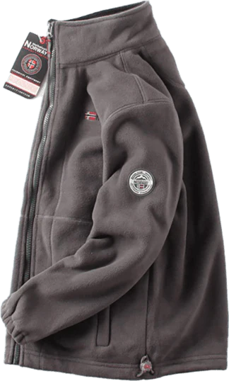 Veste double couche en polaire avec capuche