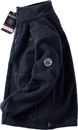 Veste double couche en polaire avec capuche