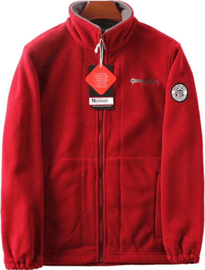 Veste double couche en polaire avec capuche