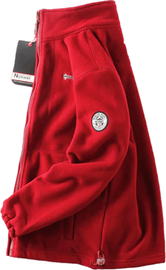 Veste double couche en polaire avec capuche